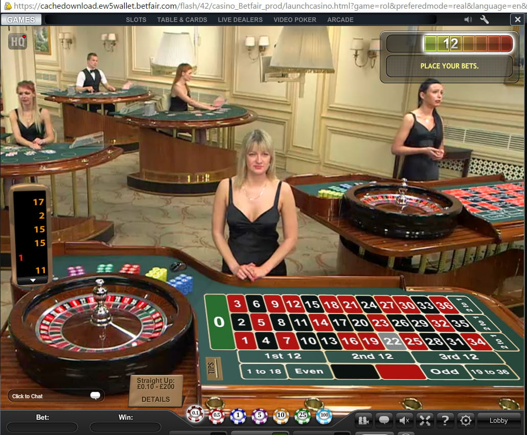 virtual roster live casino